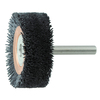 Weiler Bore-Rx 3" Dia   Brush Deburring .026/120CG Crimped Fill, 3/8" Stem 86150